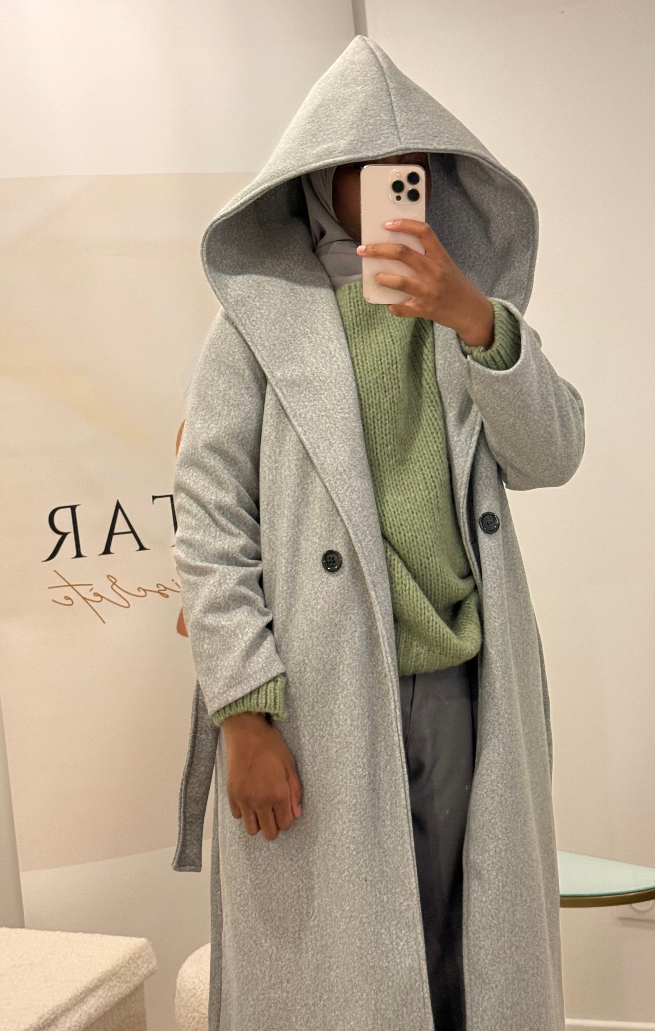 Manteau avec ceinture